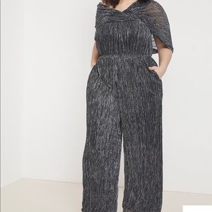 Shimmer Tiered Leg Jumpsuit